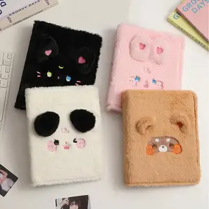 Soft Plush A5 Binder Photo Album Photocard Holder Idol Photo Photocards Collect Book Kawaii School Stationery Picture Albums