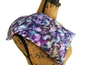 Amethyst Hot Cold Pack, Herbal Pack, Heat Wrap, Organic, Flax Seed, Microwave Therapy, Heating Pad, Warming Pillow, Herbal,Ice Pack
