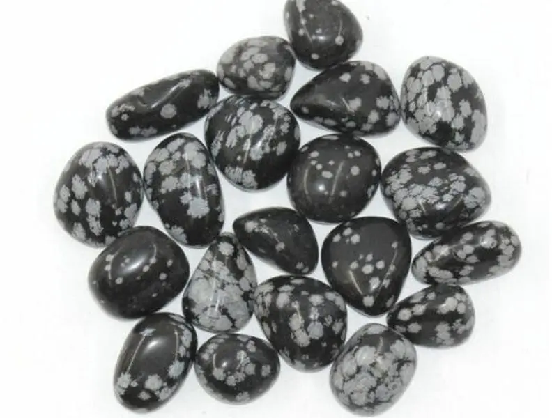 Snowflake Obsidian Tumbled Stone