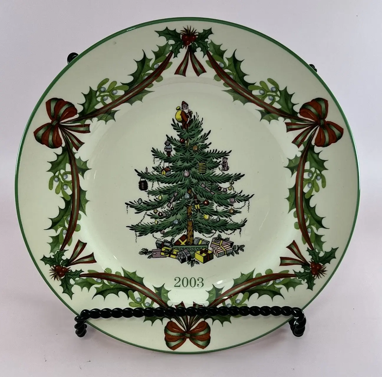 2003 Spode Christmas Tree Collector Plate w/Box
