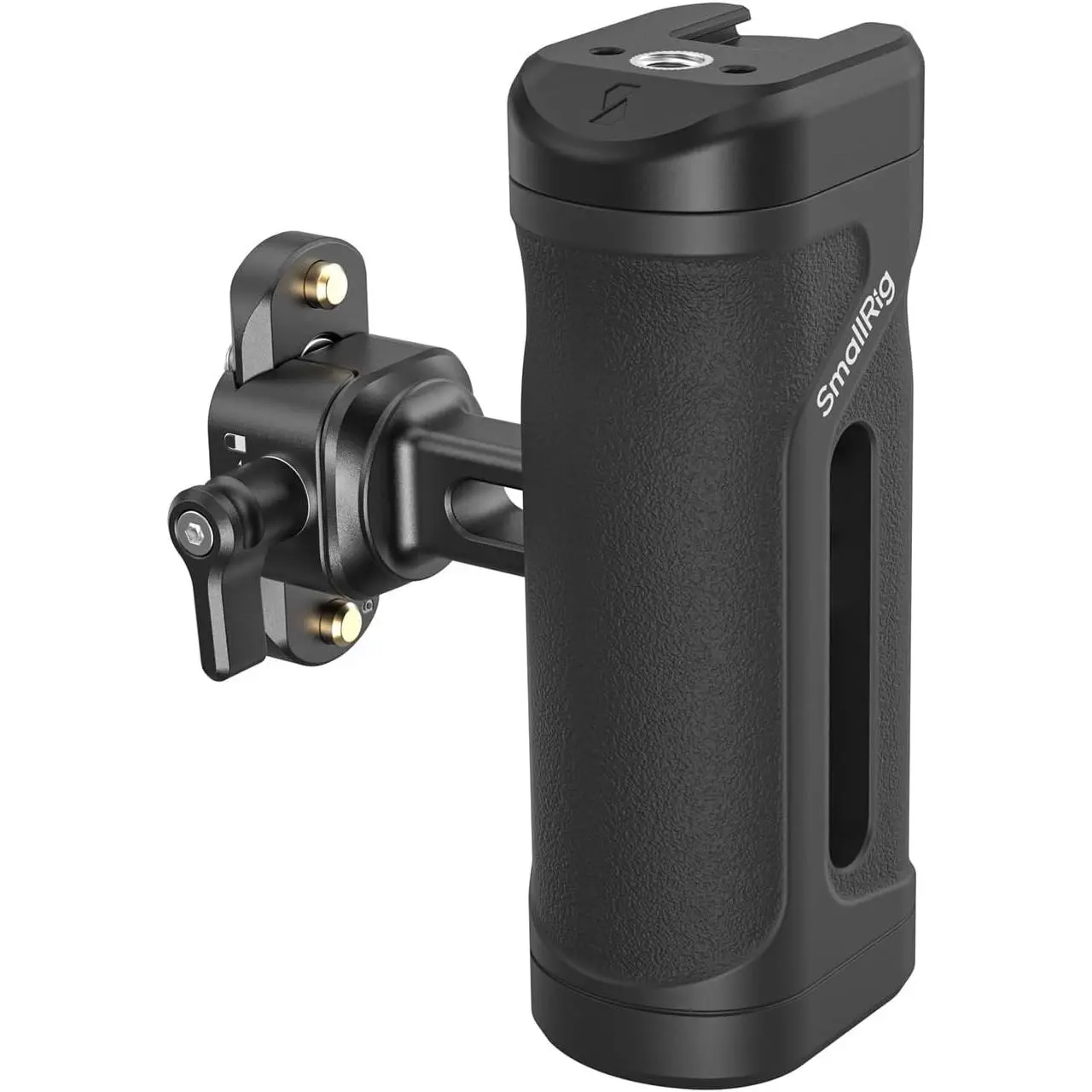 SmallRig Mini NATO Side Handle Includes a NATO Rail Left or Right Hand Available, Up and Down Adjustable, Max. Load 10kg/ 22lb, Bulit-in 1/4"-20 Locating Holes/ Cold Shoe Mount