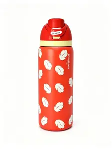 Owala FreeSip 32oz Disney Lilo & Stitch Water Bottle - Red Feather Print Insulated Tumbler with Straw, Leak-Proof, Keeps Drinks Cold All Day fathersdaygift