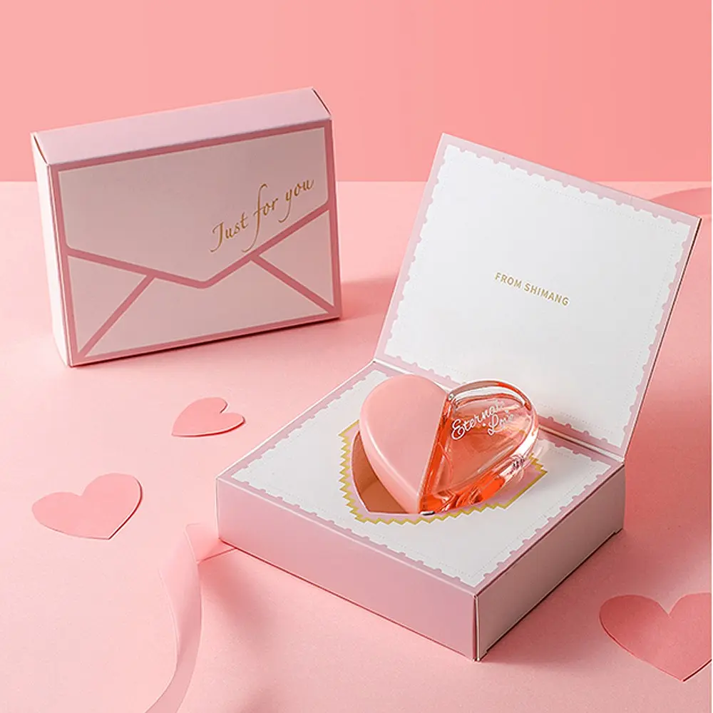 First Love Paris Heart Perfume, Women's Fragrance, High Aesthetic Heart, Light Perfume 50ML, Romantic Scent, Perfect Gift