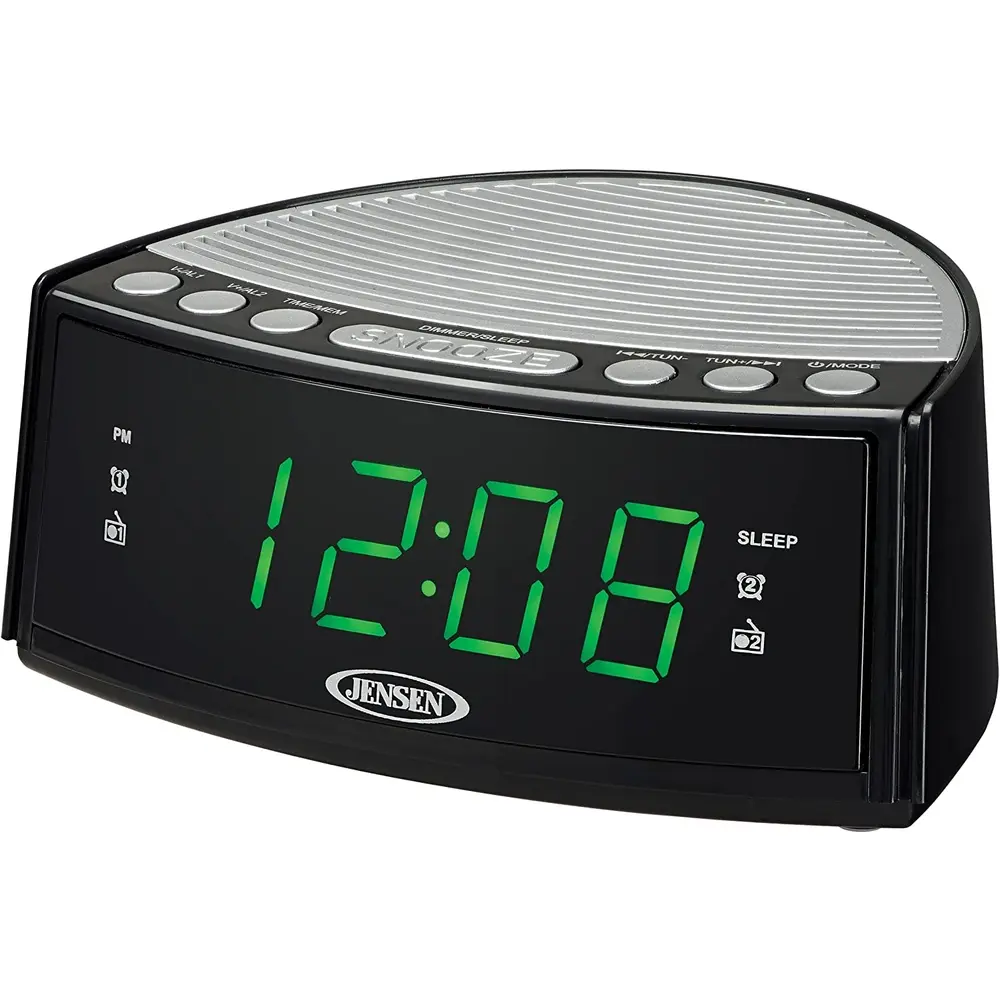 Jensen JCR-160 Digital AM/FM Dual Alarm Clock Radio Jensen JCR-160 Digital AM/FM Dual Alarm Clock Radio