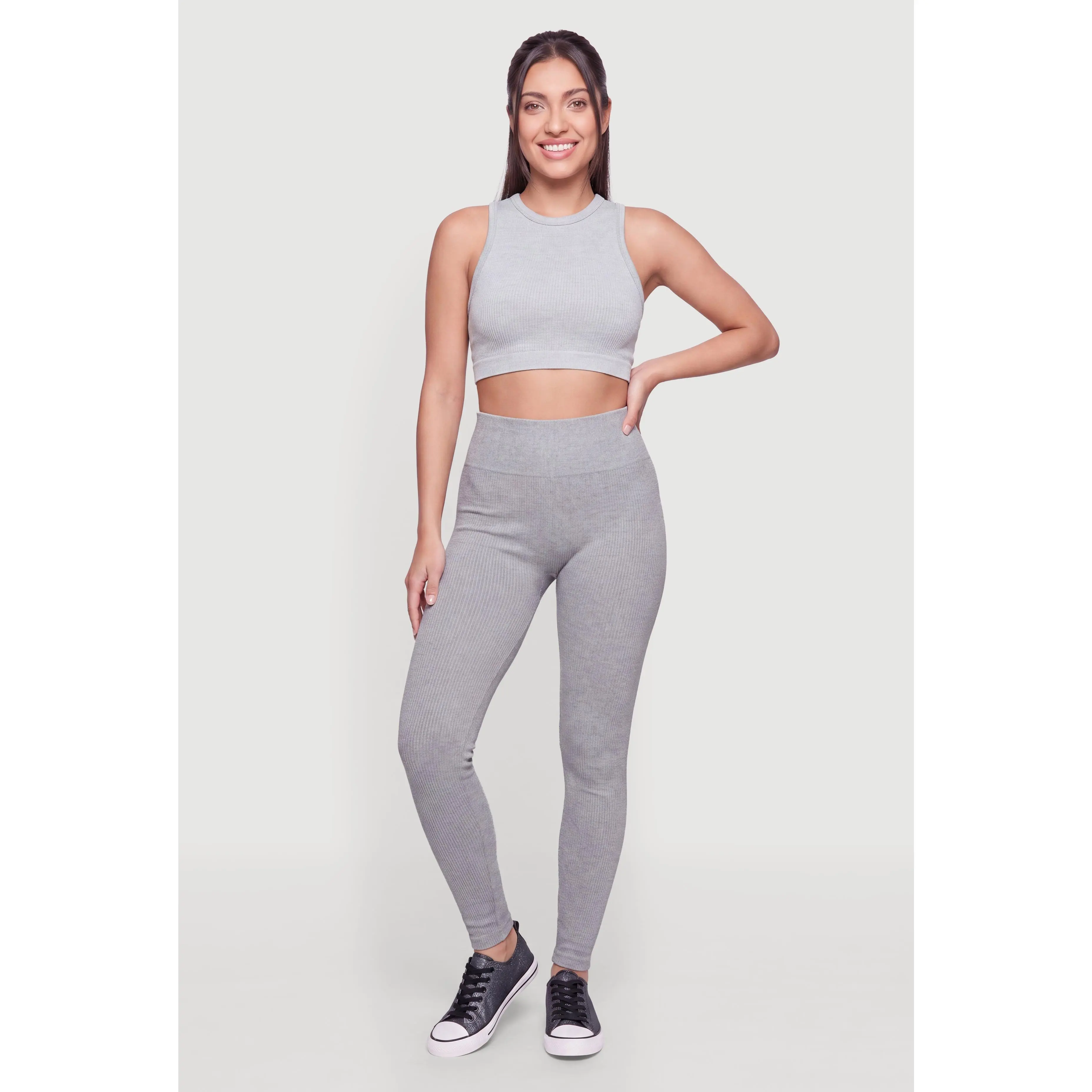 Compression Rib Seamless Leggings