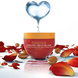 Hydrating Argan Oil Hair Mask and Deep Conditioner for Dry or Damaged Hair (8.45 oz Jar)