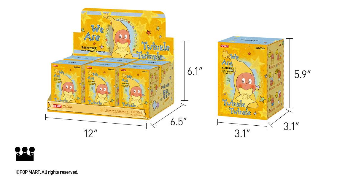 POP MART We are Twinkle Twinkle Series-Plush Pendant, Blind Box POP MART We are Twinkle Twinkle Series-Plush Pendant, Blind Box