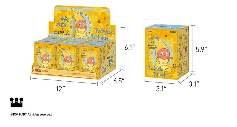 POP MART We are Twinkle Twinkle Series-Plush Pendant, Blind Box
