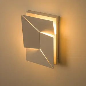 Jigsaw Module Wall Lamp, Modern Geometric LED Light with Layered Design and Soft Ambient Glow for Bedroom, Living Room, or Hallway Decor