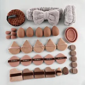 36-Piece Makeup Sponge Set, Soft Latex-Free Beauty Tools, Makeup Blender, Ideal for Foundation, Cream/powder Makeup, Wet/dry Use, Single Item