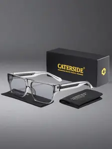 Elegant Square Full Frame Sunglasses, Unisex PC Material, Uv400 Protection, Casual Style for All Seasons, Outdoor Sports & Fashion