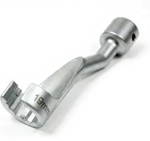 19mm Exhaust Gas Temp Sensor Socket Tool 1/2" Drive Injection Line Socket Open Spanner Fuel Diesel Petrol for Benz Mercedes