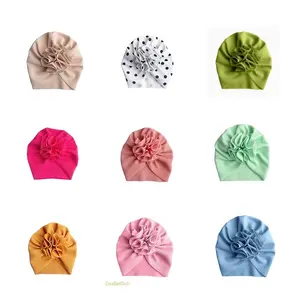 OvalletOoh Floral Turban Head Wrap - Soft & Stylish Headwear for Everyday Cuteness