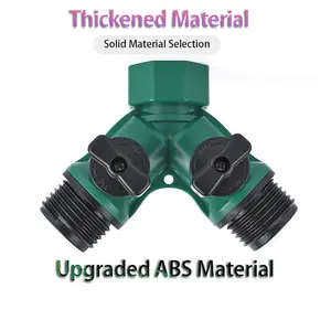 American Plastic Dual Outlet Quick Connect, One-To-Two Valve Splitter Connector, Water Gun Accessories, Durable and Easy to Use