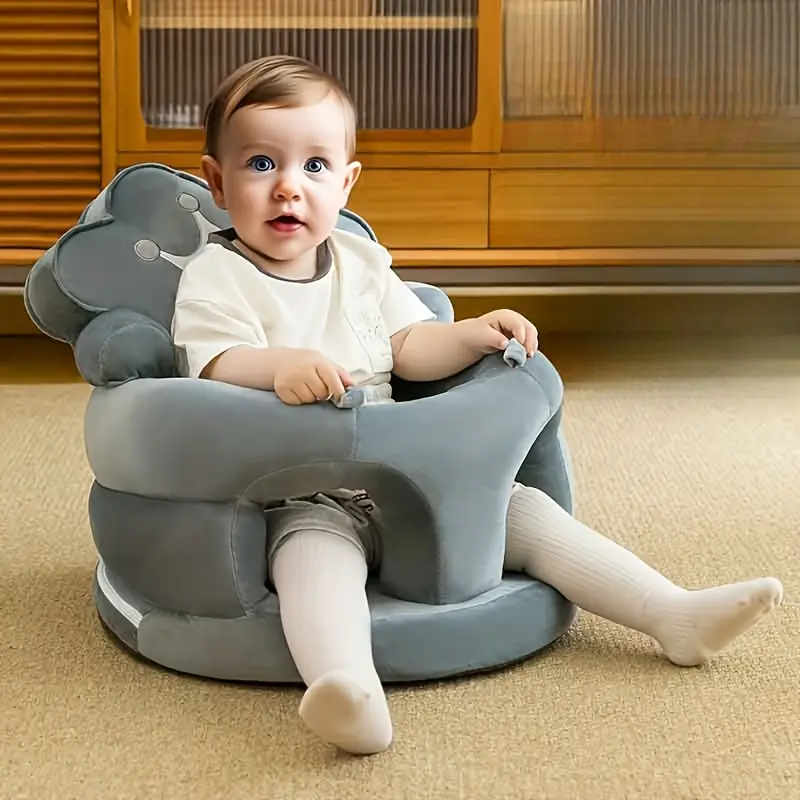 Adorable Floor Seat Designed for Toddlers, Providing Support for Them to Learn How to Sit. This Infant Chair Is Perfect for Helping Babies Sit Up Comfortably