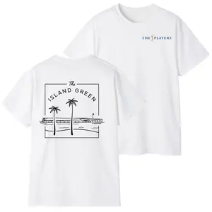 THE PLAYERS The Island Green T-Shirt – 2025 Golf Shirt, Vintage Graphic Tee, Casual Streetwear Short Sleeve Top for Men and Women, Trendy Menswear