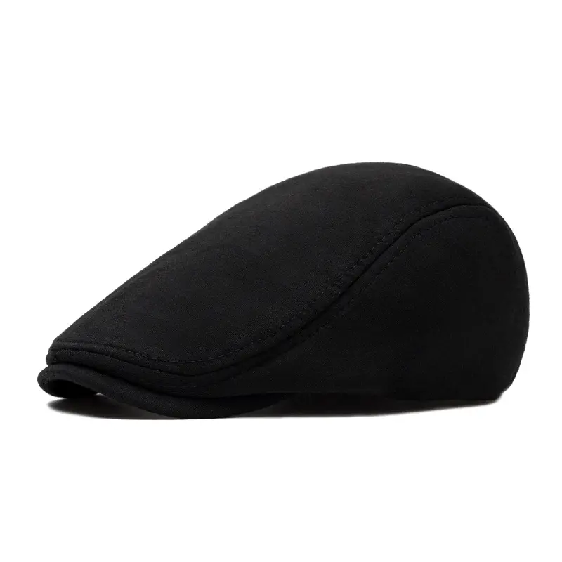 Men's Retro Flat Cap - Vintage Newsboy Ivy Hat for Driving & Golf