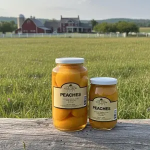 Amish Canned Peaches Fresh - Delicious and Nutritious Handcrafted Fruit
