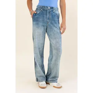 Track Pant Faux Jean