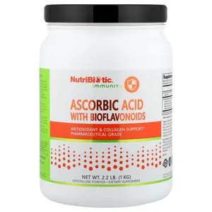 NutriBiotic Immunity, Ascorbic Acid with Bioflavonoids, 2.2 lb (1 kg)
