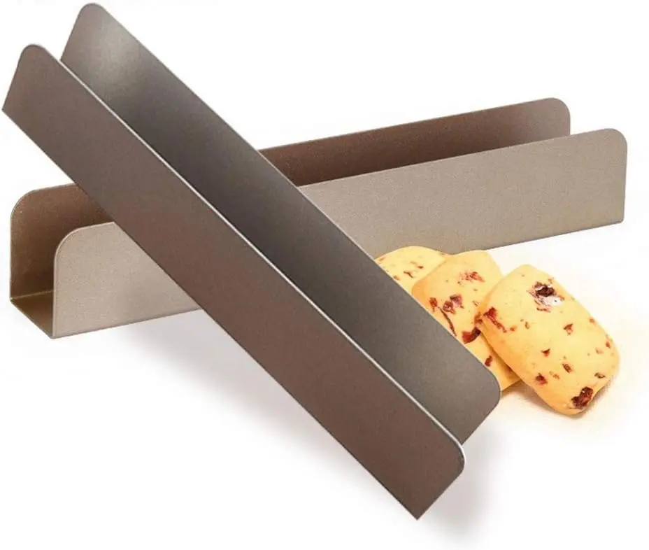 U-Shape Biscuit Cake Bread Mold, Non-Stick Cranberry Cookie Mold, Rectangular Cookie & Bread Mold for Baking for Making Cranberry Cookies, Biscotti