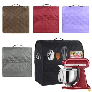 Stand Mixer Cover for KitchenAid, Mixer Dust Proof Cover with Accessory Storage Pockets and Handles, Fits All Tilt Head & Bowl Lift Models (Fit for Tilt Head 4.5-5 Quart)