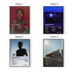 [Sale Up To 40%] [Unframe] Daniel Album Posters, R&B Soul Music Wall Art, Moody Romantic Bedroom Aesthetic Decor, Modern Album Cover Artwork, Gift for Fans