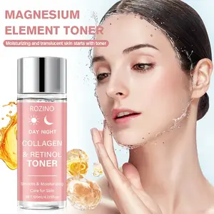 Rozino Collagen and Retinol Face Toner, apply with your palms and gently press into the skin after cleansing, a simple way to prep your skin for the next steps 120ml