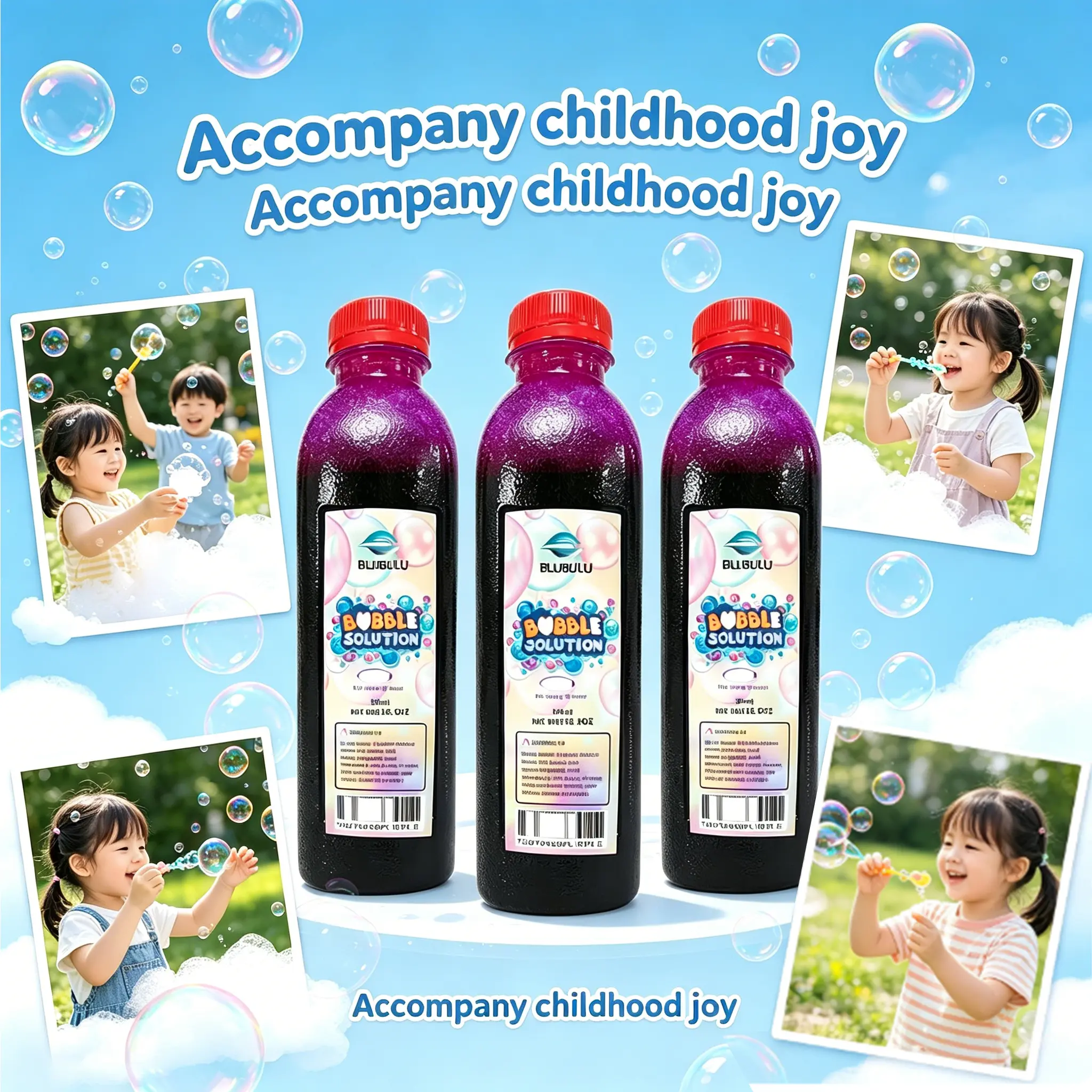 Concentrated Bubble Solution, Refill for Bubble Machines, Giant Wands, and Blowers - Kids' Birthday Parties Concentrated Bubble Solution, Refill for Bubble Machines, Giant Wands, and Blowers - Kids' Birthday Parties