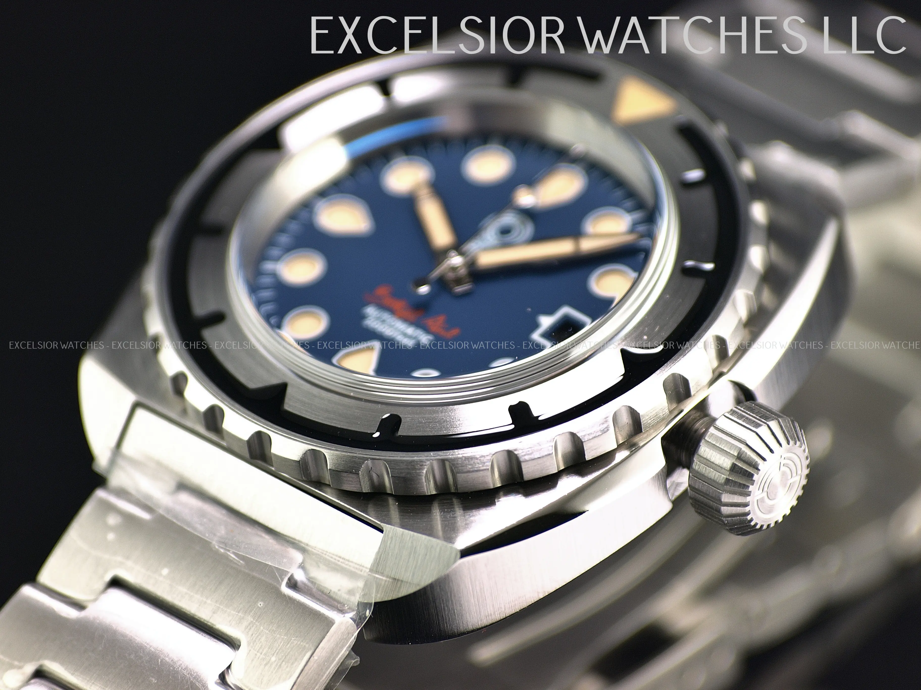 New Esoteric Bathyal AZUL 44mm Automatic 9015 Sapphire 600m Diver Watch