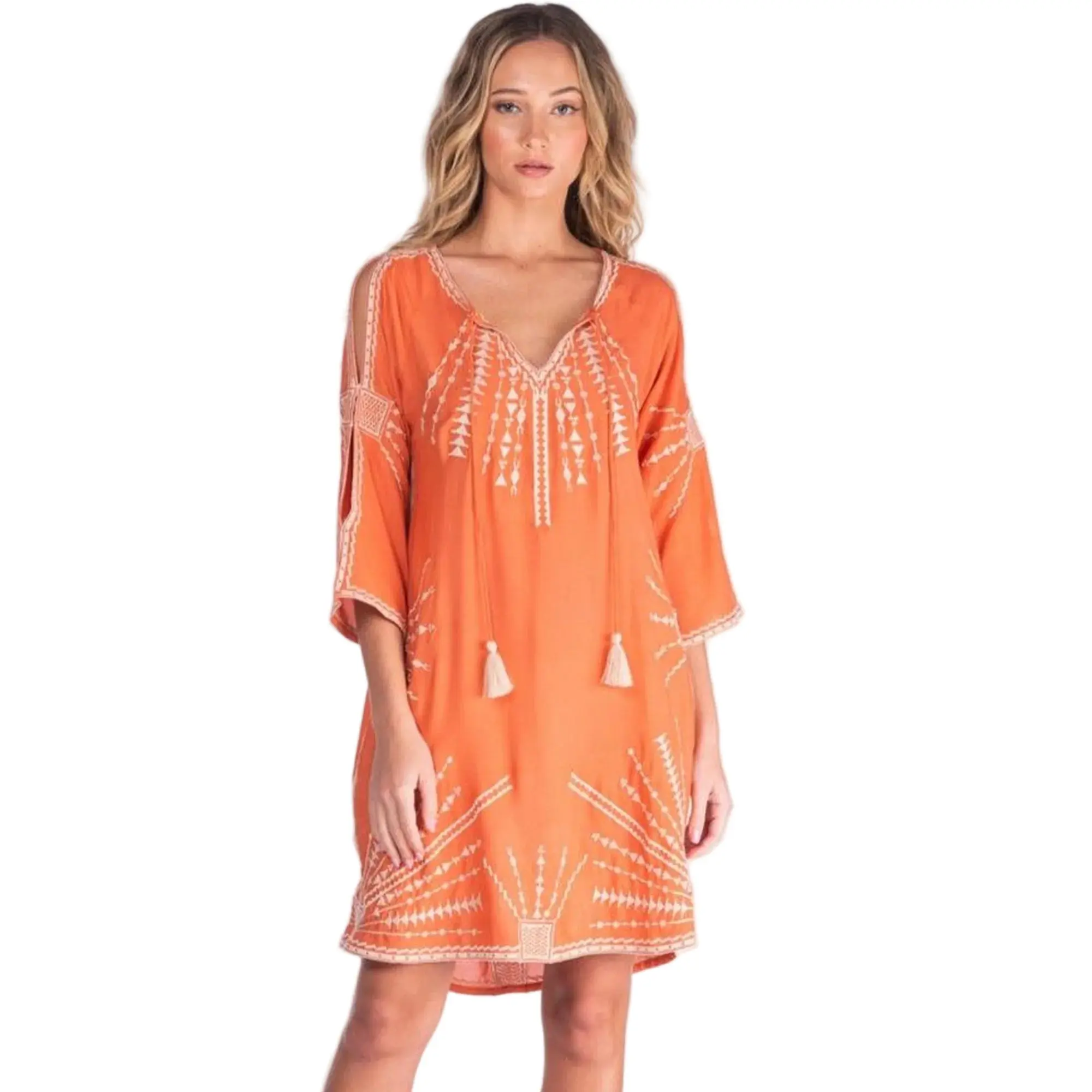 Kezia Peach Dress