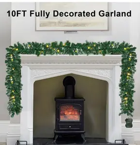 10Ft Christmas Garland Indoor Outdoor Decorations Greenery Christmas Garlands