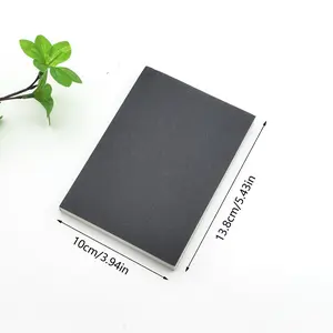 A6 Simple Notebook, 125 Sheets/250 Pages, Thick Inner Pages, Blank, Lined, Grid Paper, Student Record Book, Meeting Notes, Office Stationery Supplies, Notebook Journal, Travel Diary Notebook