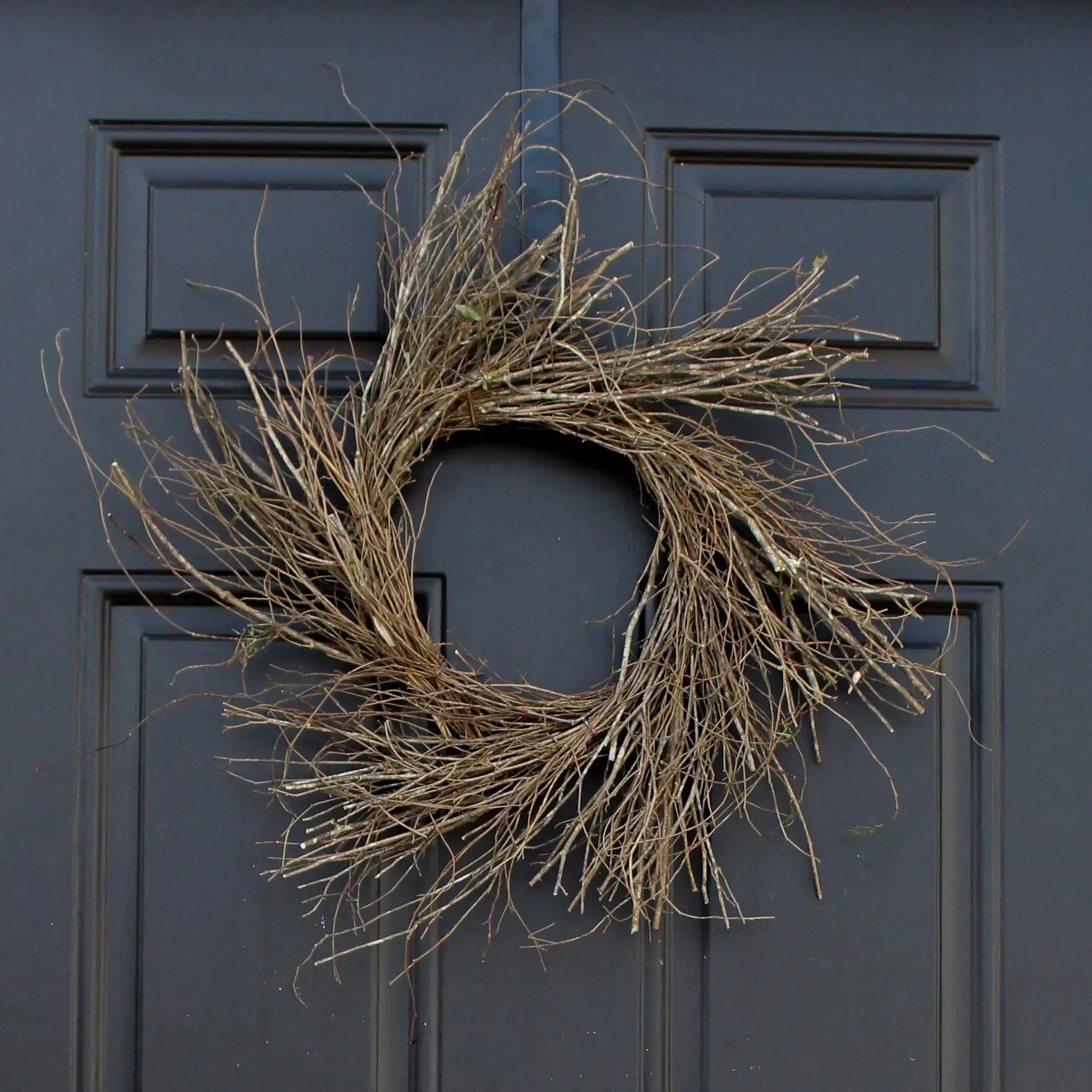 Wispy Twig Round Fall Mini Wreath or Candle Ring Centerpiece