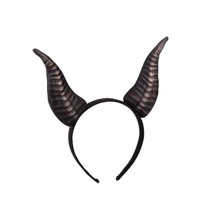 Demon Horns Headband - Sublimated - Costume Accessory Cosplay - Adult Teen