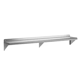 Garvee and Garvee Stainless Steel Wall-Mounted Shelves - NSF Certified, Durable Commercial Grade, Easy to Install, Space-Saving Design, Perfect for Kitchens, Restaurants, Hotels, Utility Rooms, Various Sizes
