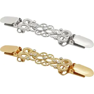 2 count  Cincher & Shirt Clip Retro Dress Cinch Clips for Shawl,Cardigan,Sweater,Clothes&Pant Tightener Clip