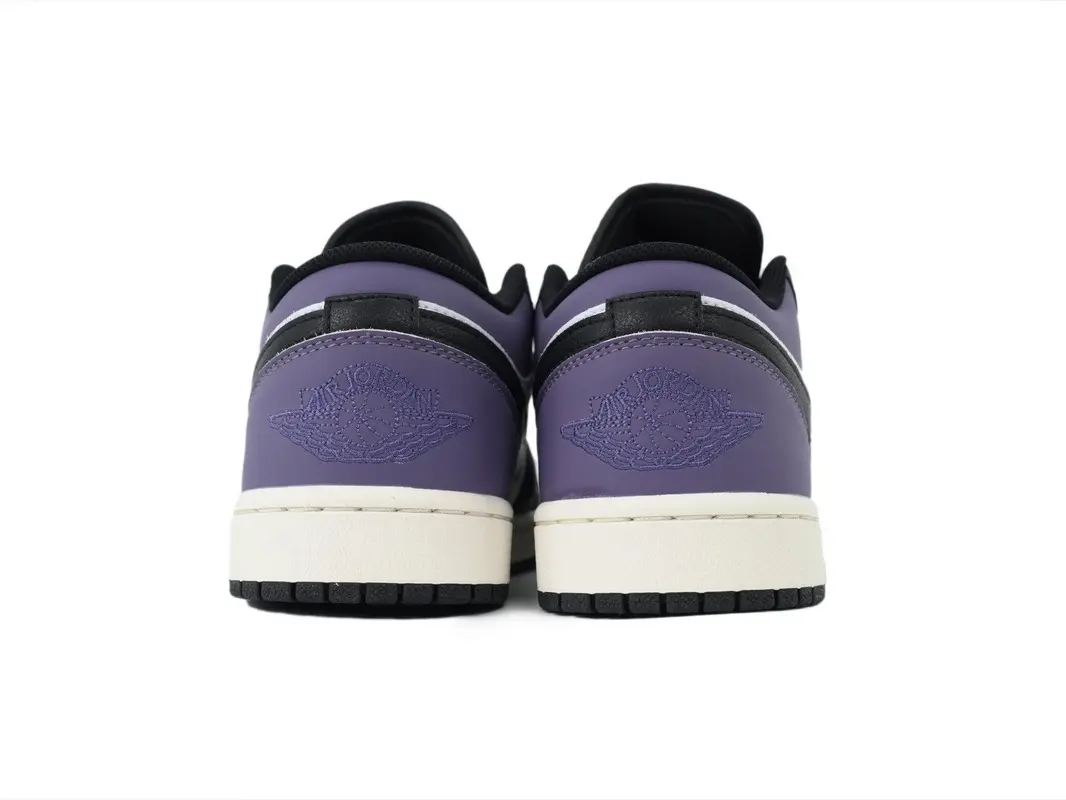 Classic Retro Low Top Casual Sneakers For Men White Base Black Purple Leather Panel Urban Street Hip Hop Shoes All Match Daily Male Fashion Athletic Trainers