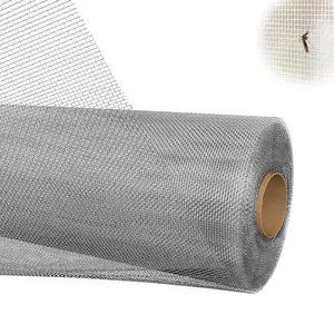 Wire Mesh Screen (50"x120")-Durable Stainless-Steel Mesh Screen -Easy to Cut & Install -Ideal for Windows, Effective Barrier Against Bugs,Mice & Birds (1, 50x120 Inches (Plain Weave, 30 Mesh))