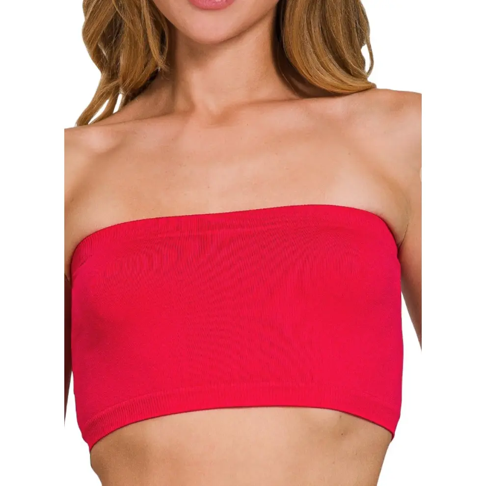 SEAMLESS 7 INCH SEAMLESS SOLID BANDEAU
