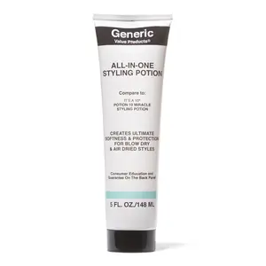 Generic Value Products AllinOne Styling Potion, Detangles, Reduces Frizz, Adds Softness and Shine, Lightweight, 5 Oz