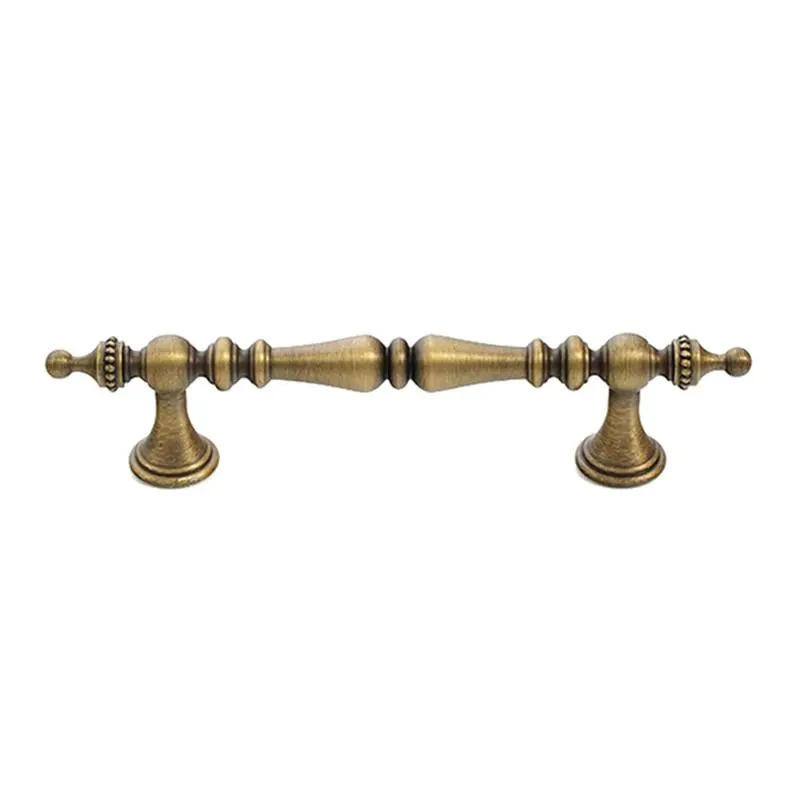 Antiques Brass Cabinet Handles Crown Shape Bronze Furniture Bedroom Wardrobe Door Pulls Kitchen Shoe Box Drawer Knobs