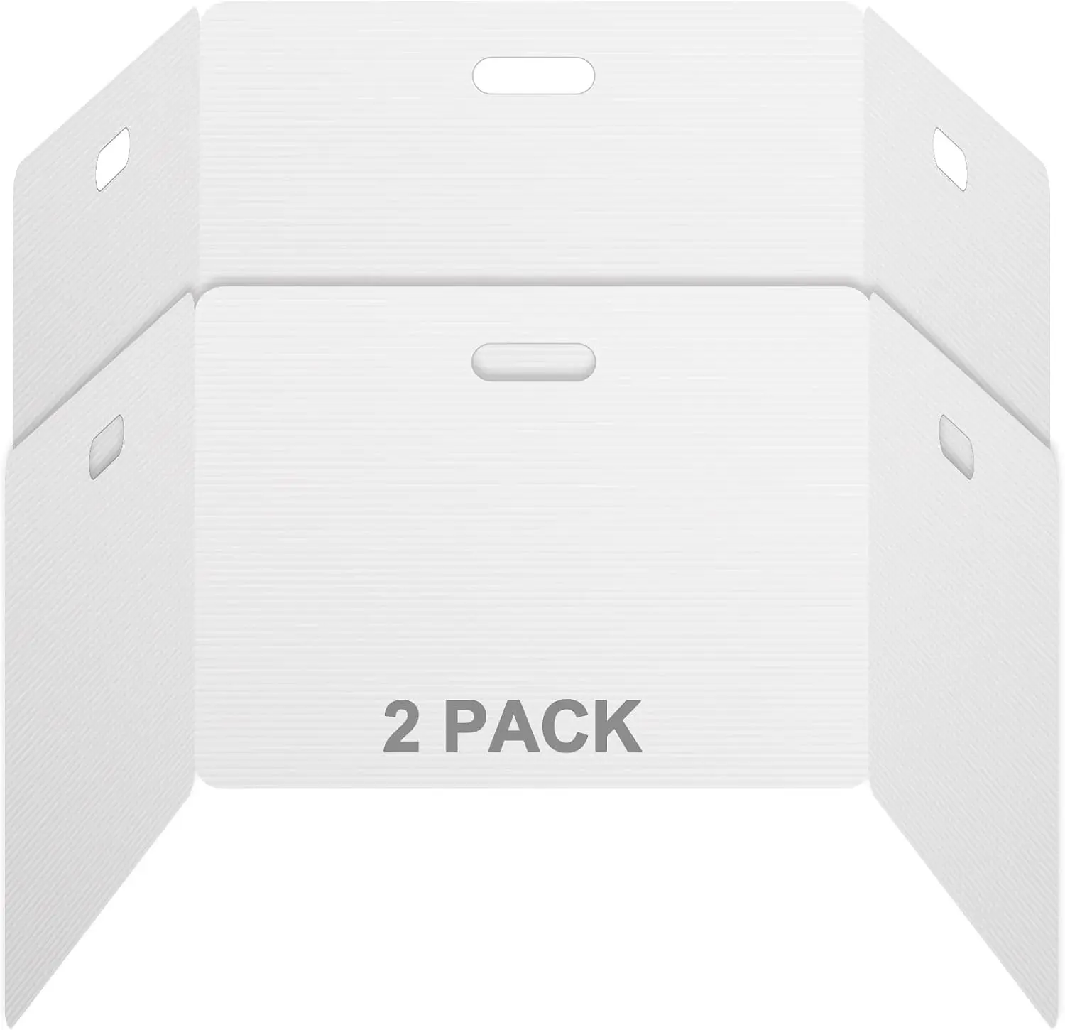 Privacy Shields 2 Pack Durable Easy Carry Plastic Desk Dividers-Easy to Disinfect Classroom Dividers-Portable Divider-Re-usable Privacy Divider