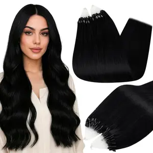 Full Shine Micro Link Hair Extensions 50G Natural Straight Human Hair 14inch-24inch Full Shine Micro Link Hair Extensions 50G Natural Straight Human Hair 14inch-24inch