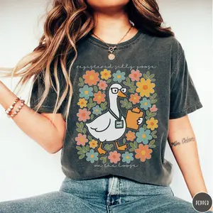 Silly Goose Behavior Technician Shirt Comfort Colors, ABA Therapist tee, Behavior Specialist Shirt, Graduation Gift Cotton Fit Knit Light