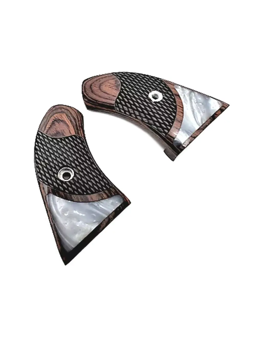 Grips fits North American Arm NAA Grips for Magn .22 Rosewood & White Pearl