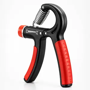 Adjustable Hand Grip Strengthener with Ergonomic Rubber Grip and Metal Spring, 10-60kg Hand Exerciser for Strength Training, Athletes, and Stress Relief