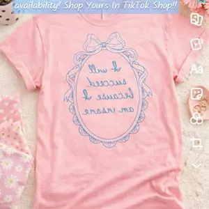 I will succeed Tee! Comfort Color Brand Shirt