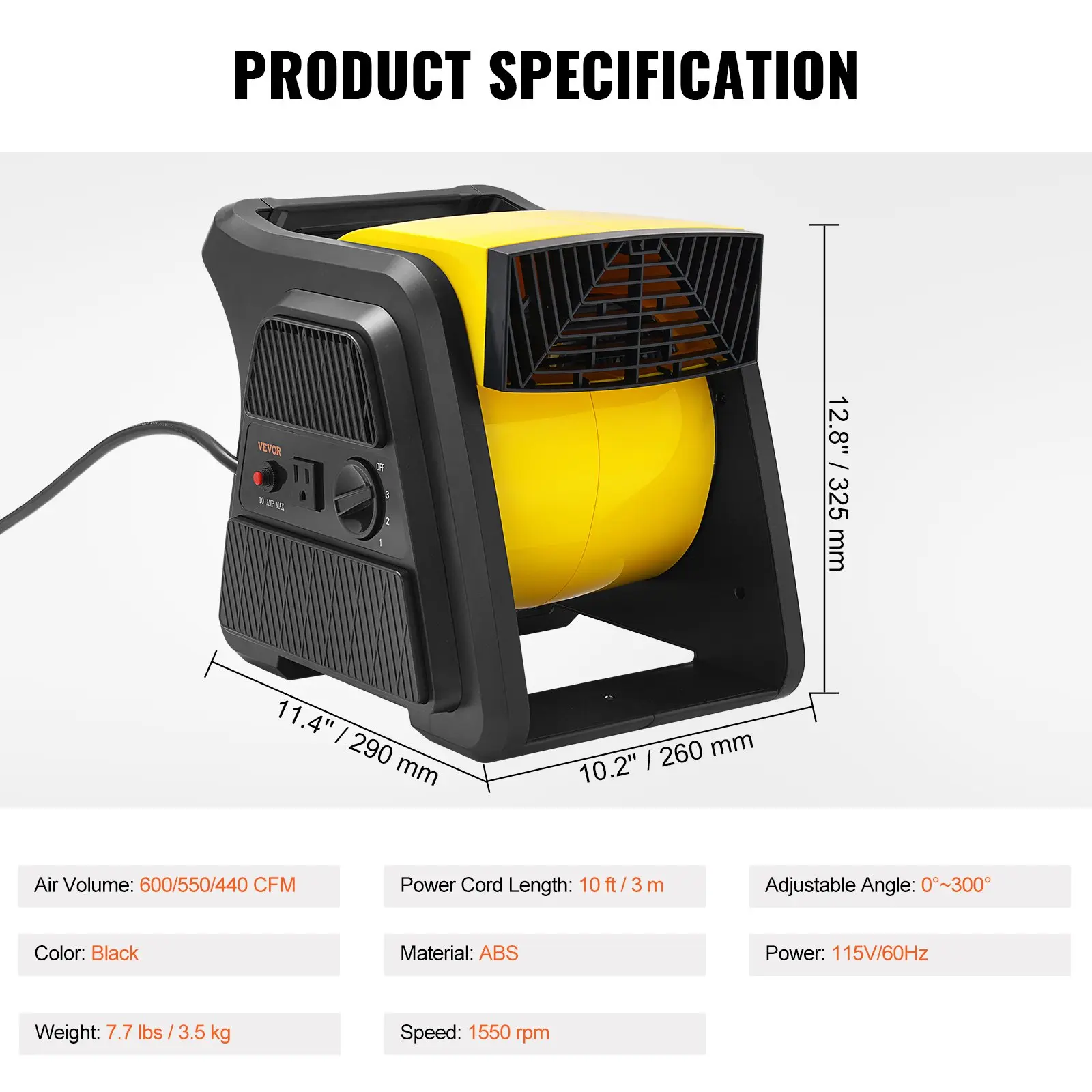 Unadjustable - 1700RPM