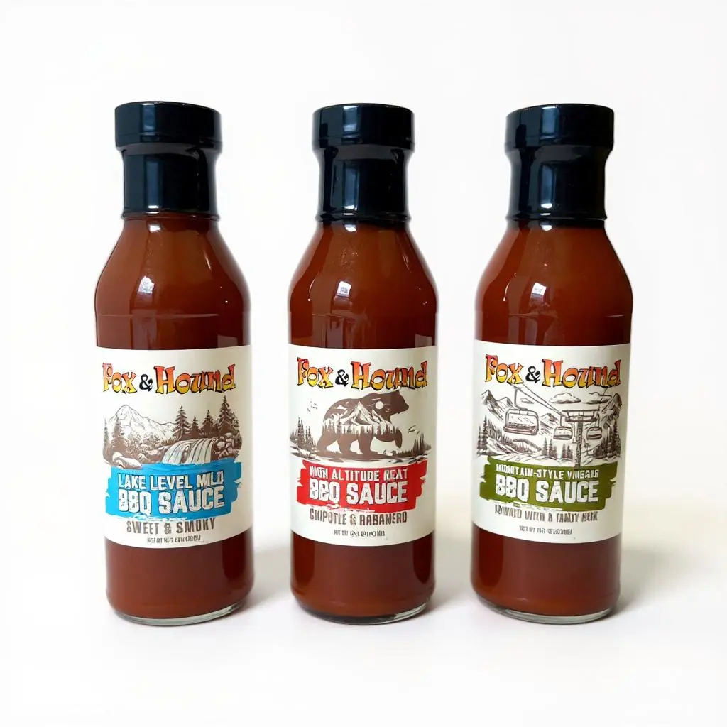 Fox & Hound Pitmaster Set – 3×16oz BBQ Sauces Used in Our Tahoe Smokehouse